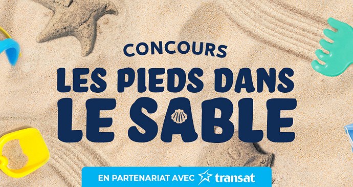 Concours Les pieds dans le sable