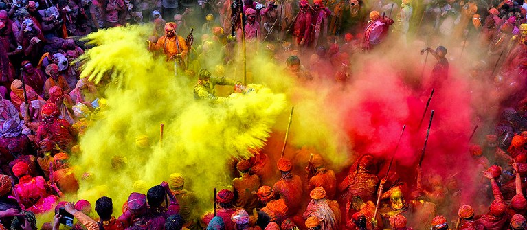 Combiné Inde avec Varanasi, Spécial Holi