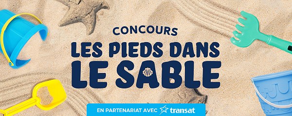 Concours Les pieds dans le sable